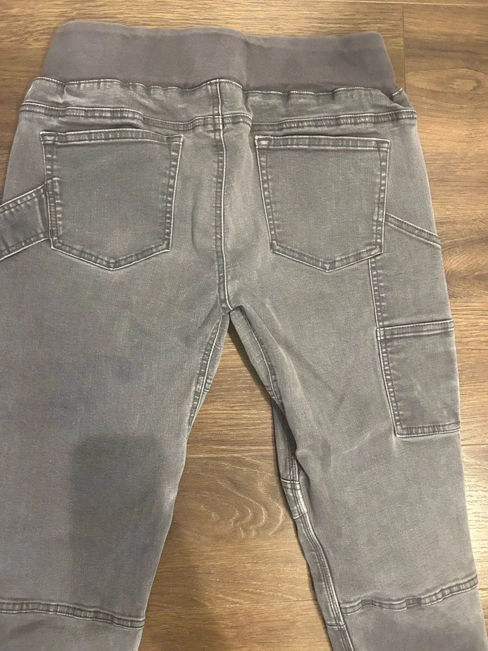 Dovetail Workwear Christa X Utility Work Pants Women’s 10/12 Gray Skinny -comfy! - Picture 6 of 7